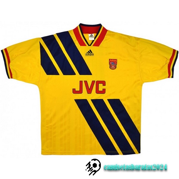 Replicas Segunda Camiseta Arsenal Retro 1993 1994 Amarillo