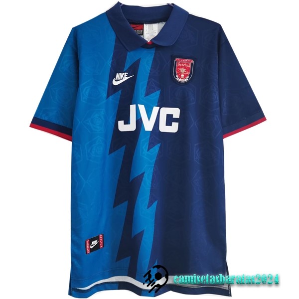 Replicas Segunda Camiseta Arsenal Retro 1995 1996 Azul