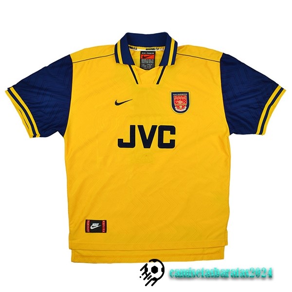 Replicas Segunda Camiseta Arsenal Retro 1996 1997 Amarillo