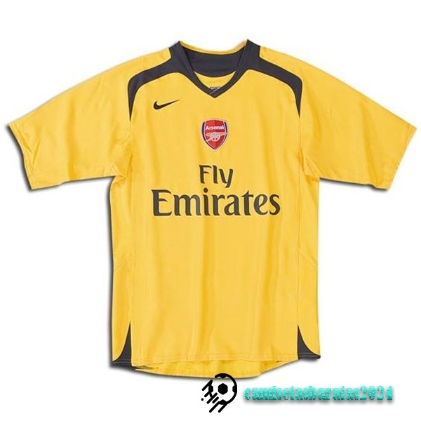 Replicas Segunda Camiseta Arsenal Retro 2006 2007 Amarillo