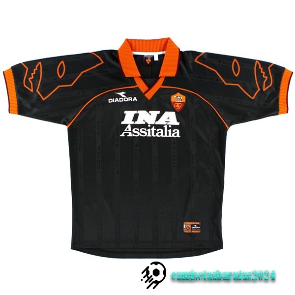 Replicas Segunda Camiseta As Roma Retro 1999 2000 Rojo