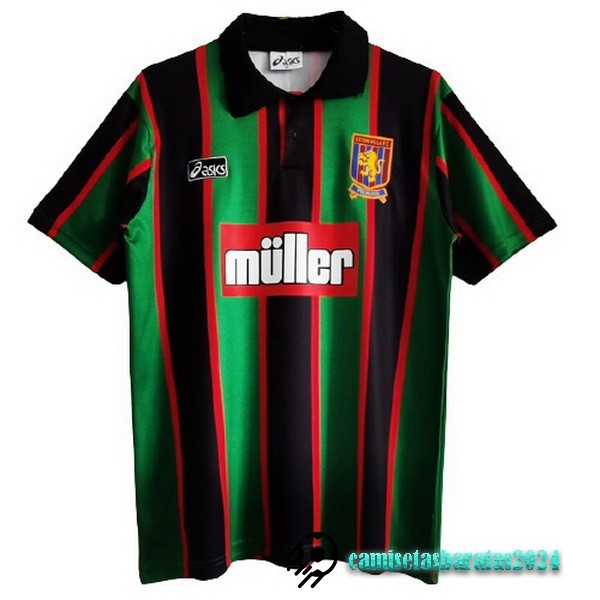 Replicas Segunda Camiseta Aston Villa Retro 1993 1995 Verde