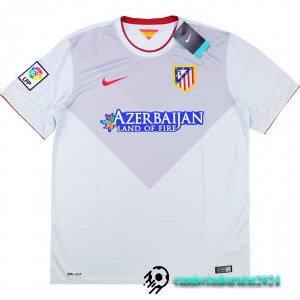 Replicas Segunda Camiseta Atlético Madrid Retro 2014 2015 Gris