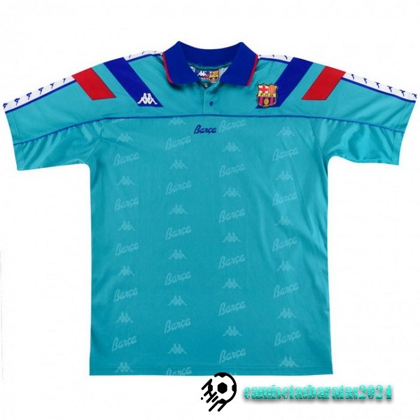 Replicas Segunda Camiseta Barcelona Retro 1992 1995 Azul