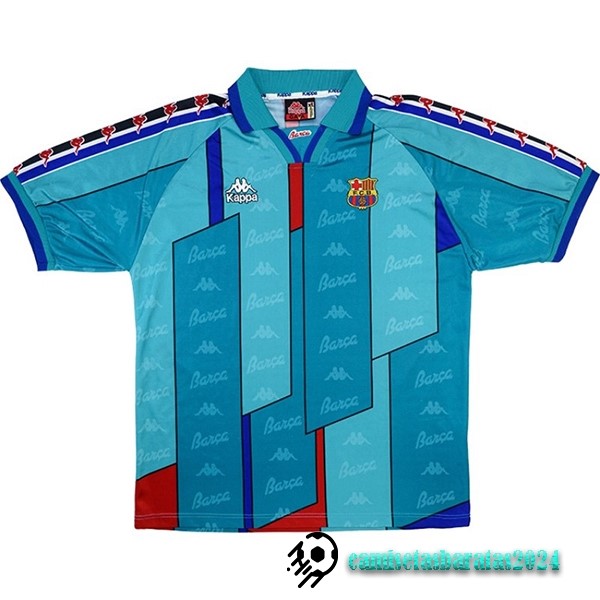 Replicas Segunda Camiseta Barcelona Retro 1996 1997 Verde