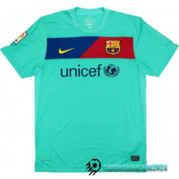 Replicas Segunda Camiseta Barcelona Retro 2010 2011 Verde