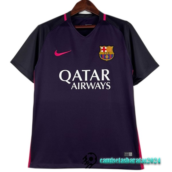 Replicas Segunda Camiseta Barcelona Retro 2016 2017 Purpura