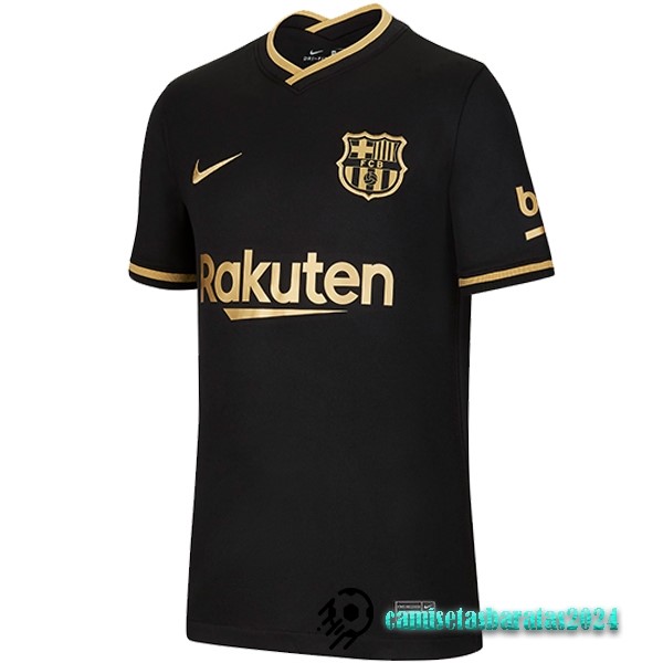 Replicas Segunda Camiseta Barcelona Retro 2020 2021 Negro