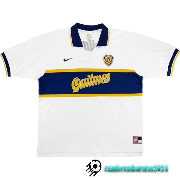 Replicas Segunda Camiseta Boca Juniors Retro 1997 1998 Blanco