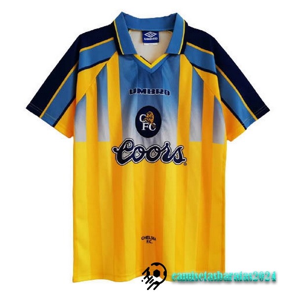 Replicas Segunda Camiseta Chelsea Retro 1995 1996 Amarillo