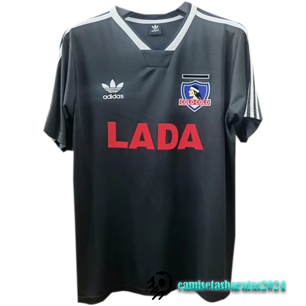 Replicas Segunda Camiseta Colo Colo Retro 1991 Negro