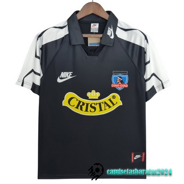 Replicas Segunda Camiseta Colo Colo Retro 1995 Negro