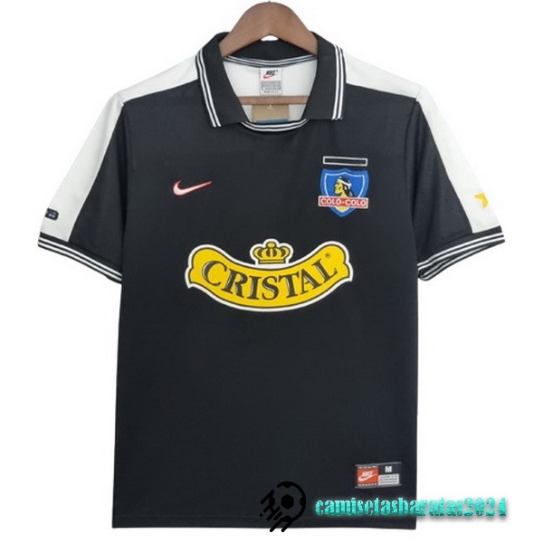Replicas Segunda Camiseta Colo Colo Retro 1999 Negro