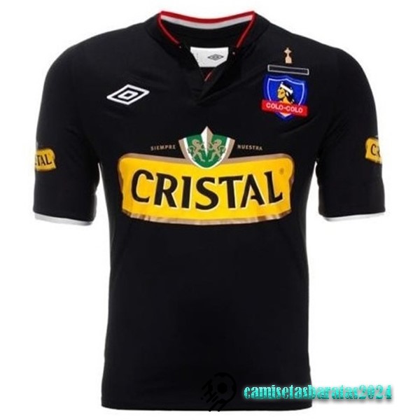 Replicas Segunda Camiseta Colo Colo Retro 2013 Negro