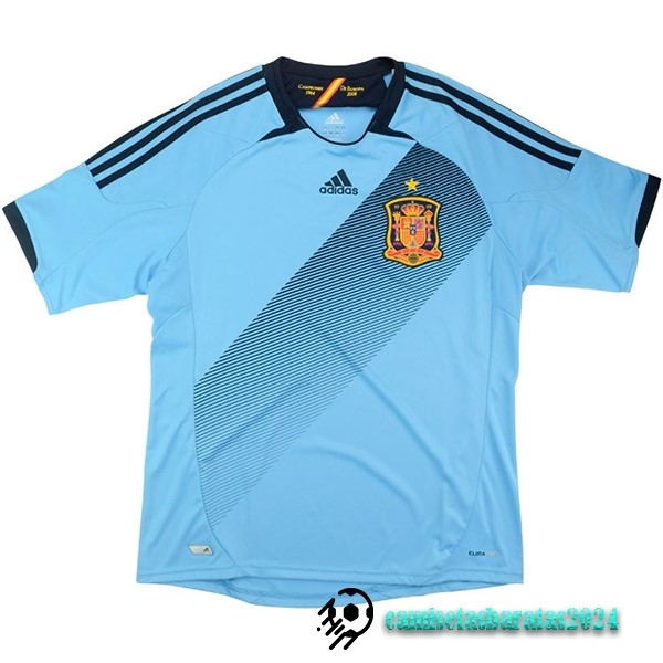 Replicas Segunda Camiseta España Retro 2012 Azul