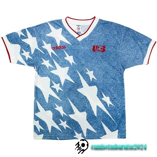 Replicas Segunda Camiseta Estados Unidos Retro 1994 Azul