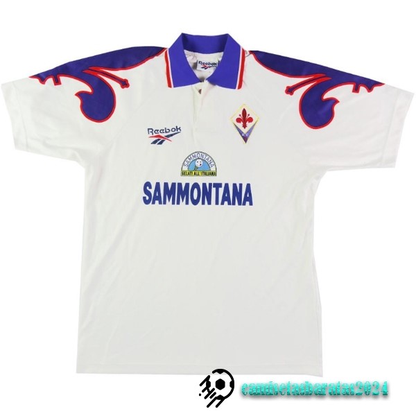 Replicas Segunda Camiseta Fiorentina Retro 1995 1996 Blanco