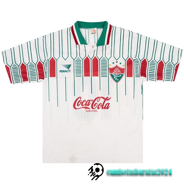 Replicas Segunda Camiseta Fluminense Retro 1993 Blanco