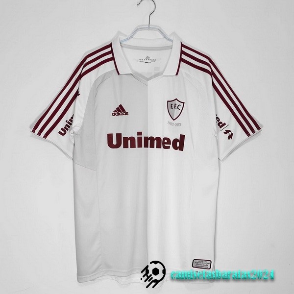 Replicas Segunda Camiseta Fluminense Retro 2011 2012 Blanco