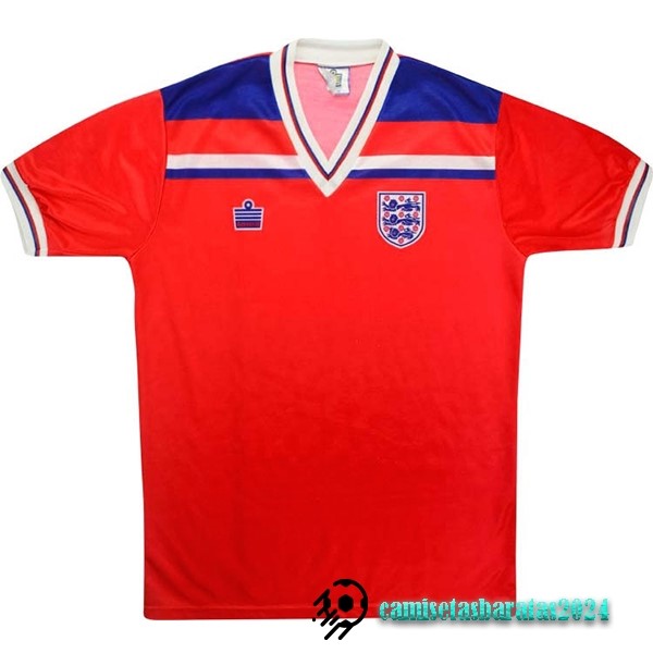 Replicas Segunda Camiseta Inglaterra Retro 1980 Rojo