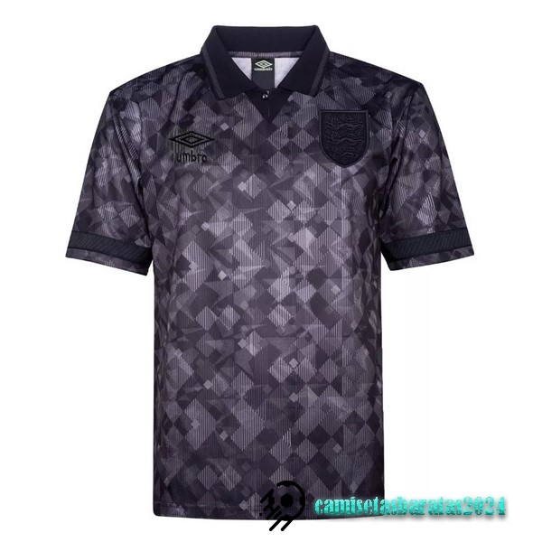 Replicas Segunda Camiseta Inglaterra Retro 1990 Gris