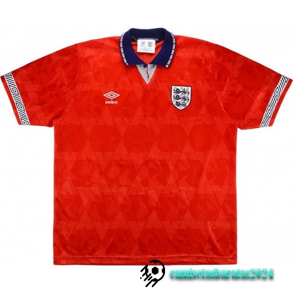 Replicas Segunda Camiseta Inglaterra Retro 1990 Rojo