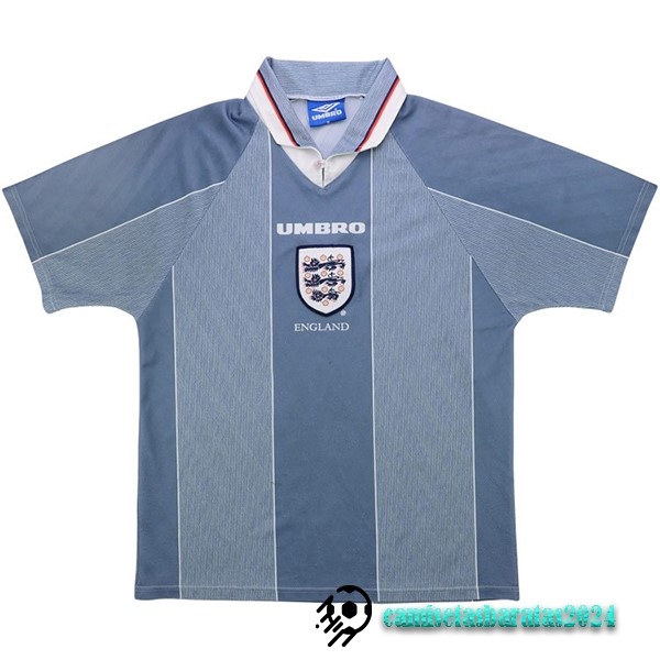 Replicas Segunda Camiseta Inglaterra Retro 1996 Azul