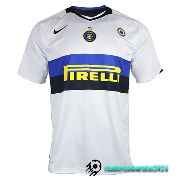 Replicas Segunda Camiseta Inter Milán Retro 2005 2006 Blanco