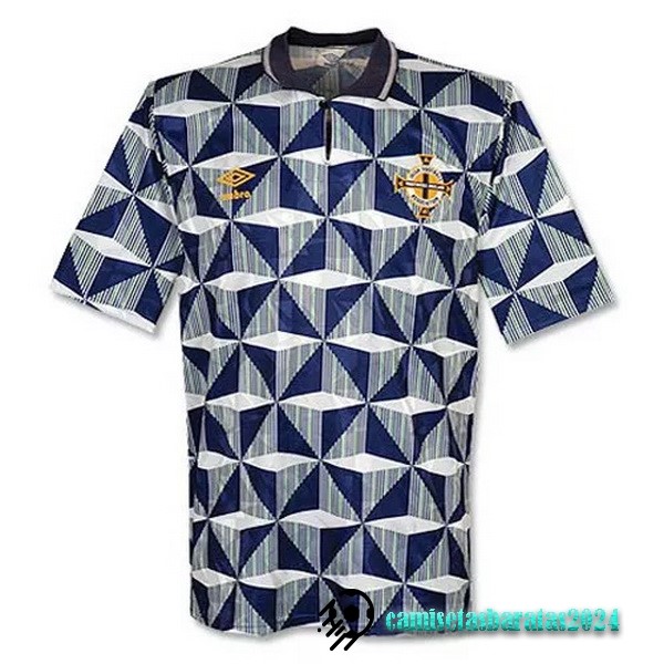 Replicas Segunda Camiseta Irlanda Del Norte Retro 1990 1993 Gris