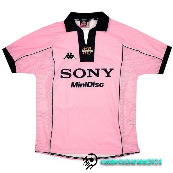 Replicas Segunda Camiseta Juventus Retro 1997 1998 Rosa