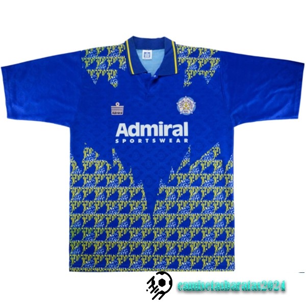 Replicas Segunda Camiseta Leeds United Retro 1992 1993 Azul