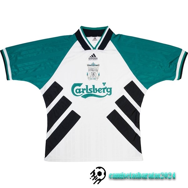 Replicas Segunda Camiseta Liverpool Retro 1993 1995 Verde