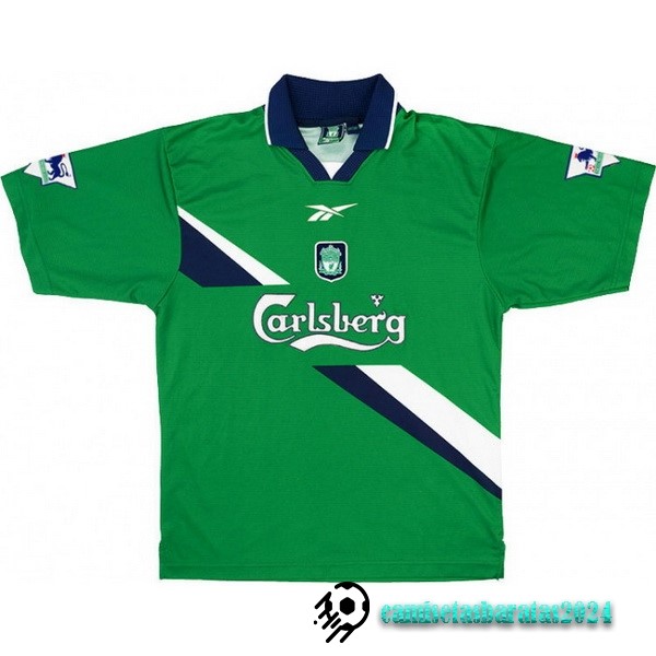 Replicas Segunda Camiseta Liverpool Retro 1999 2000 Verde