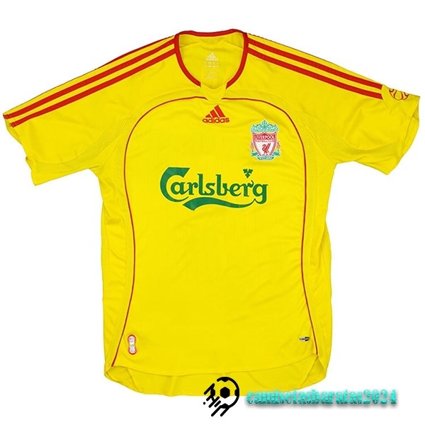 Replicas Segunda Camiseta Liverpool Retro 2006 2007 Amarillo