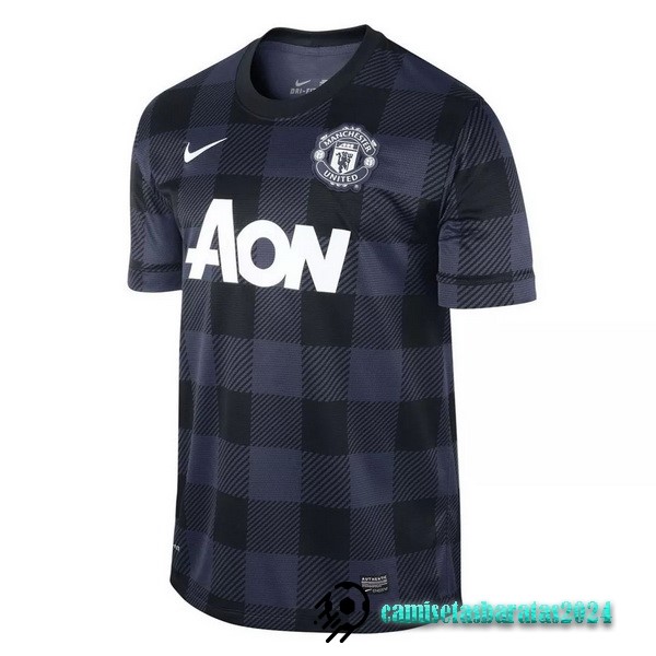 Replicas Segunda Camiseta Manchester United Retro 2013 2014 Negro