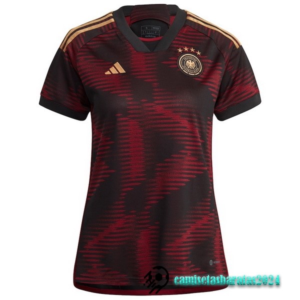 Replicas Segunda Camiseta Mujer Alemania 2022 Rojo