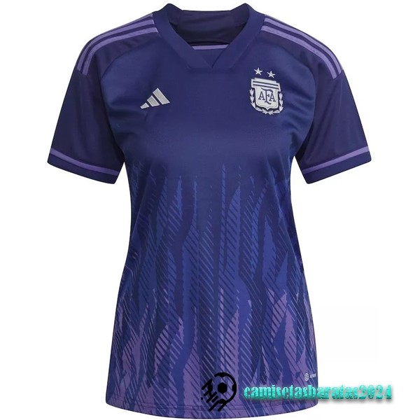 Replicas Segunda Camiseta Mujer Argentina 2022 Purpura