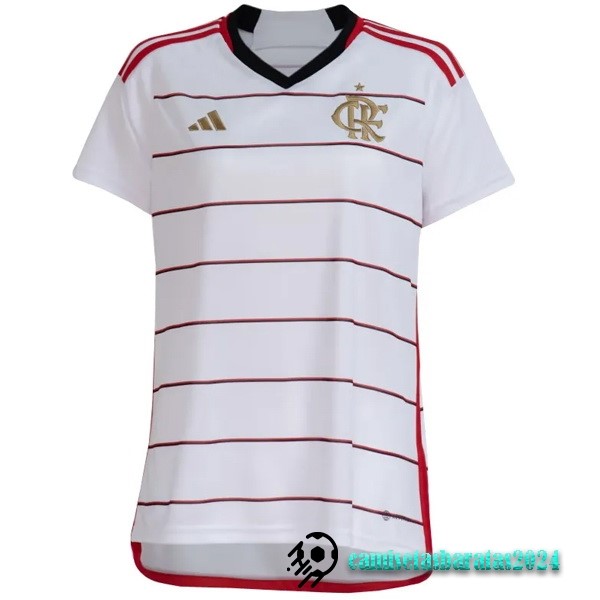 Replicas Segunda Camiseta Mujer Flamengo 2023 2024 Blanco