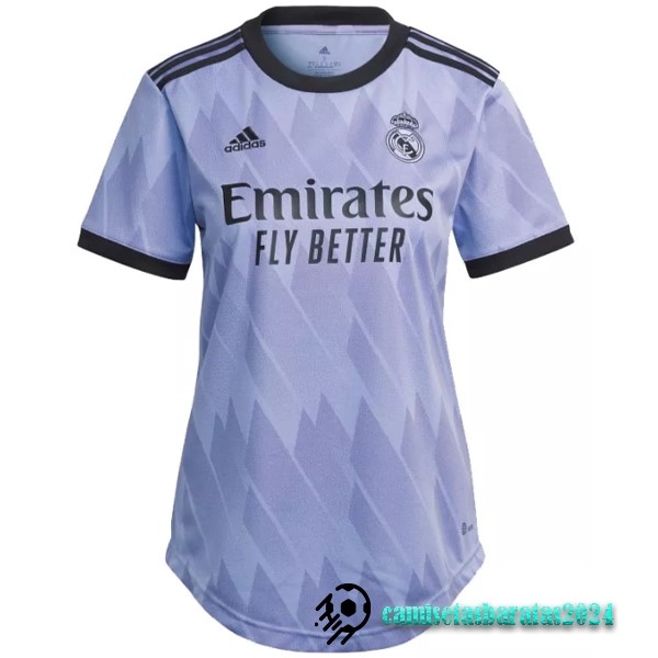 Replicas Segunda Camiseta Mujer Real Madrid 2022 2023 Purpura