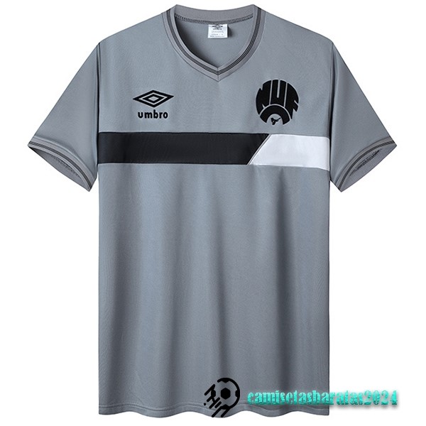 Replicas Segunda Camiseta Newcastle United Retro 1983 1985 Gris