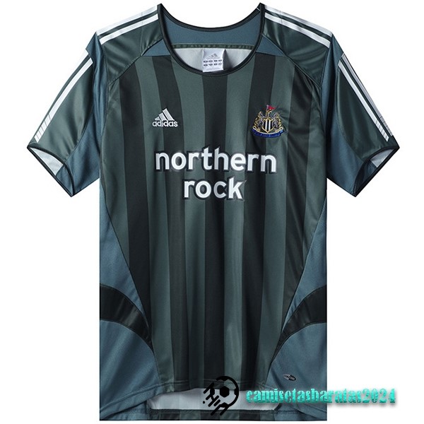 Replicas Segunda Camiseta Newcastle United Retro 2004 2006 Negro