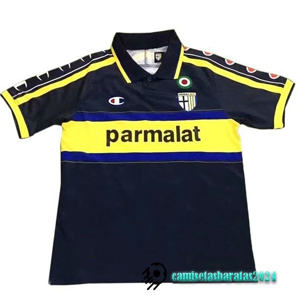 Replicas Segunda Camiseta Parma Retro 1999 2000 Negro