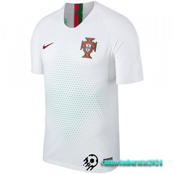 Replicas Segunda Camiseta Portugal Retro 2018 Blanco