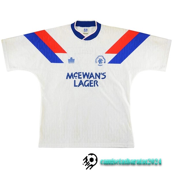 Replicas Segunda Camiseta Rangers Retro 1990 1992 Blanco