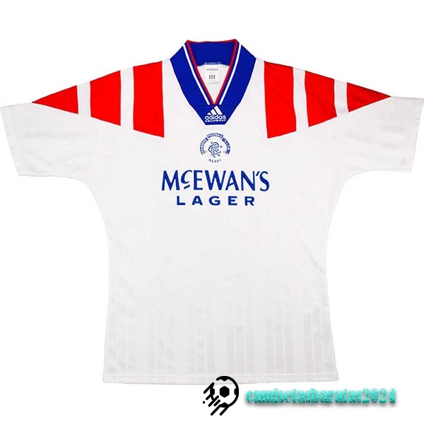 Replicas Segunda Camiseta Rangers Retro 1992 1993 Blanco