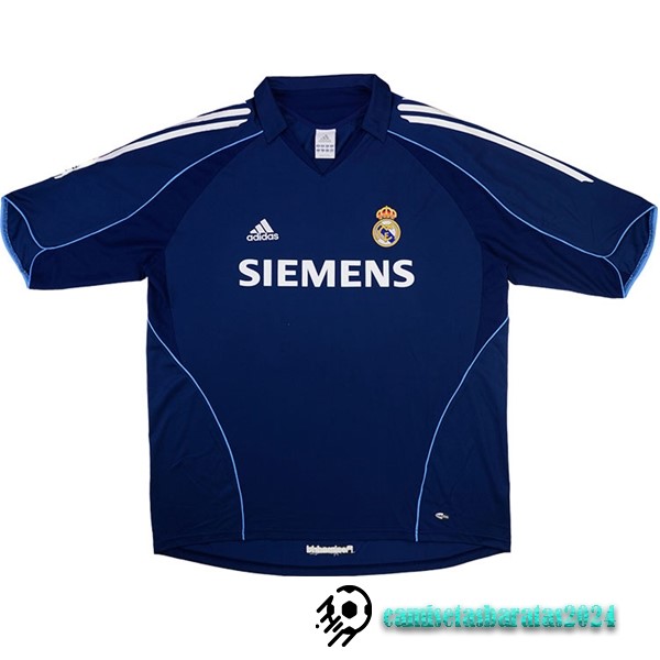 Replicas Segunda Camiseta Real Madrid Retro 2005 2006 Azul