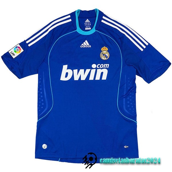 Replicas Segunda Camiseta Real Madrid Retro 2008 2009 Azul