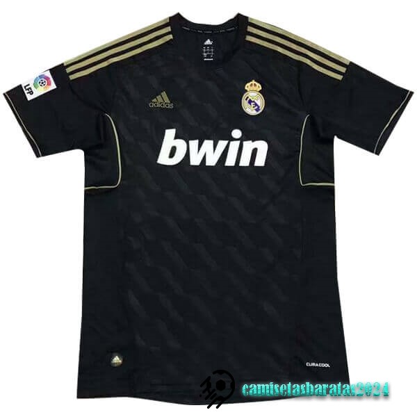 Replicas Segunda Camiseta Real Madrid Retro 2011 2012 Negro