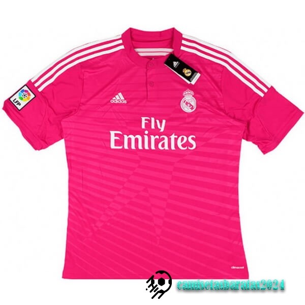 Replicas Segunda Camiseta Real Madrid Retro 2014 2015 Rosa