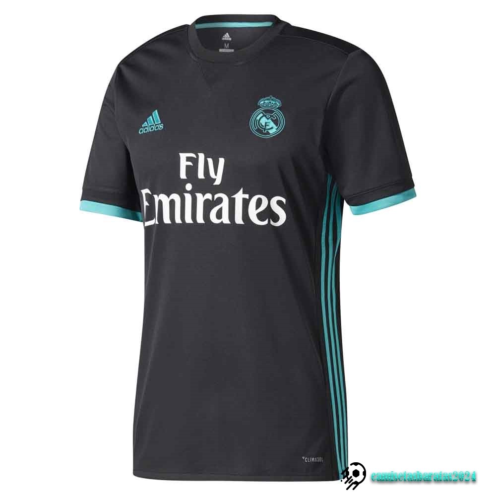 Replicas Segunda Camiseta Real Madrid Retro 2017 2018 Negro